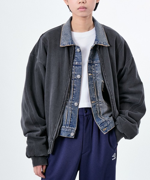 カーディガン STITCH  SWEAT ZIP CARDIGAN レディース M TO R カーディガン STITCH SWEAT ZIP CARDIGAN レディース