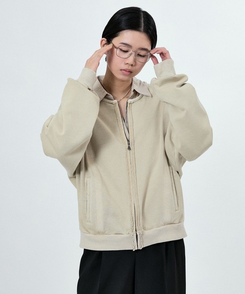 カーディガン STITCH  SWEAT ZIP CARDIGAN レディース M TO R カーディガン STITCH SWEAT ZIP CARDIGAN レディース