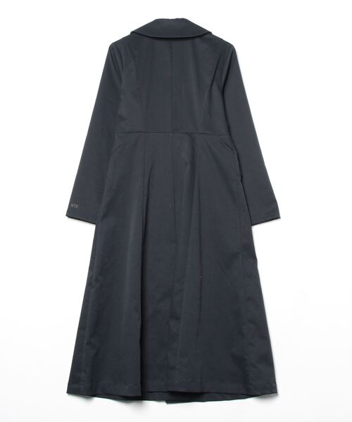 新品タグ付き　MOUSSY デサント 撥水　フードナイロンコート　サイズ１ DESCENTE（デサント） ワンポイントコート「moussyコラボ」 1 ネイビー