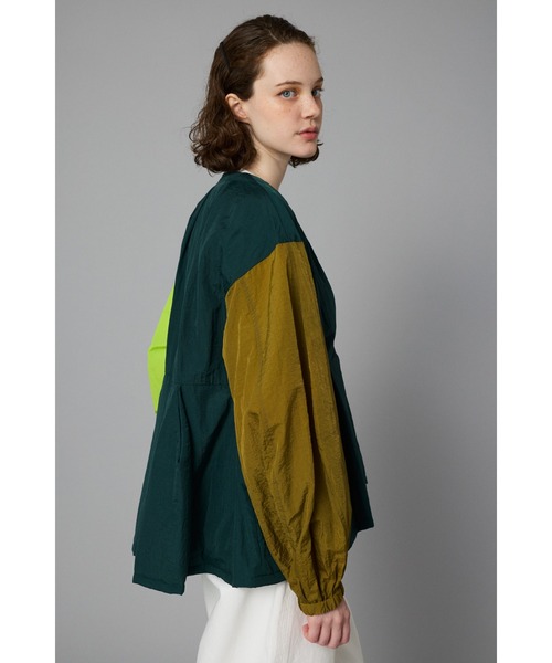 完売・タグ有★ナイロンタックブルゾン / HeRIN.CYE Nylon tuck blouson ナイロンタックブルゾン（ブルゾン）｜HeRIN