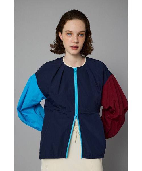 完売・タグ有★ナイロンタックブルゾン / HeRIN.CYE Nylon tuck blouson ナイロンタックブルゾン（ブルゾン）｜HeRIN