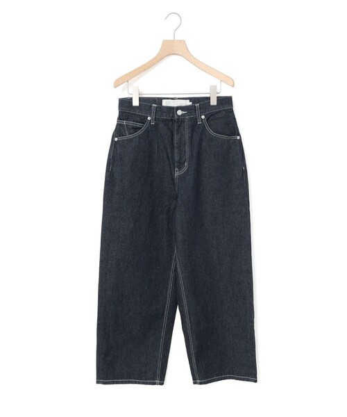パンツ MidiUmi ハイウエストワイドストレートデニム レディース