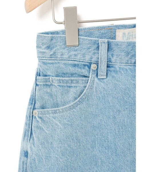 パンツ MidiUmi ハイウエストワイドストレートデニム レディース
