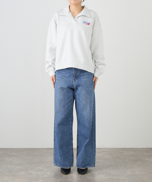 トレーナー スウェット NEW BALANCE/ニューバランス ポロスウェット WT51513 レディース New Balance トレーナー スウェット NEW BALANCE/ニューバランス
