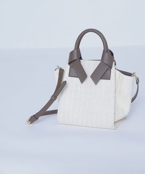 NATURAL BEAUTY BASIC トートバッグ PPリボンハンドルトート
