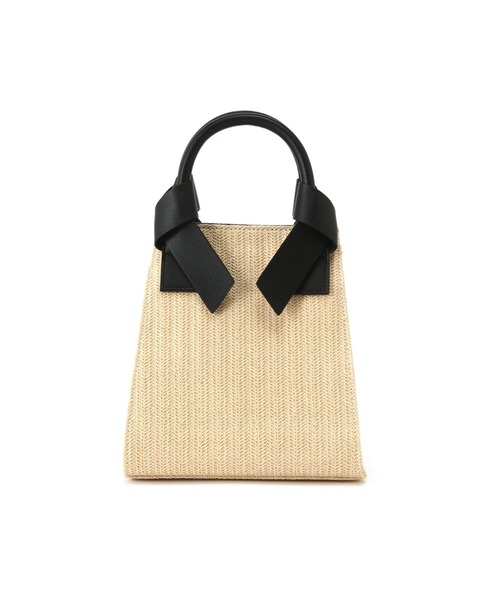 【3263】リボンハンドル2wayバッグ NATURALBEAUTYBASIC ナチュラルビューティーベーシック NATURAL BEAUTY BASIC リボン