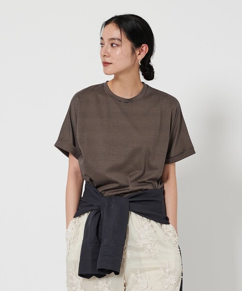 tシャツ コットン天竺 ラウンドヘム Tシャツ レディース BEAUTY＆YOUTH UNITED ARROWS tシャツ コットン天竺 ラウンド