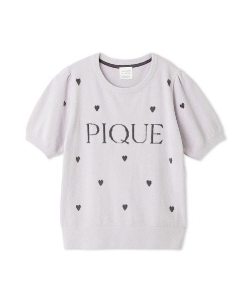 gelatopiqué 半袖ニット gelato pique 「gelato pique」 半袖ニット ONE SIZE パープル