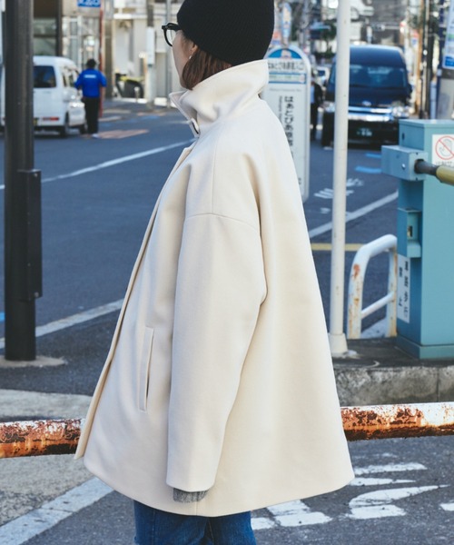 「Auntie Rosa Holiday」 ピーコート FREE アイボリー レディース_画像6