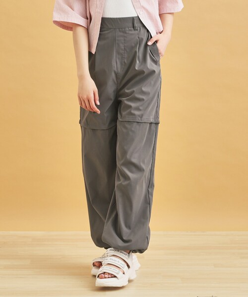 ボトムス son&daughter PINK-latte パンツ 2WAYシャカシャカパンツ キッズ 子供服