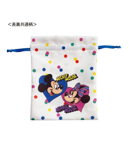 専用★ハンドメイド✳︎縦長巾着　テラゾー柄　縄跳び袋や母子手帳入れ、通帳入れにも♪ Disney（ディズニー） ポーチ 「 Disney NOSTALGICA 」 ノスタルジカ