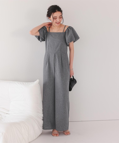 a*g様 BALLSEY パフスリーブオールインワン Ballsey ボールジー BALLSEY セルロースツイル パフスリーブ