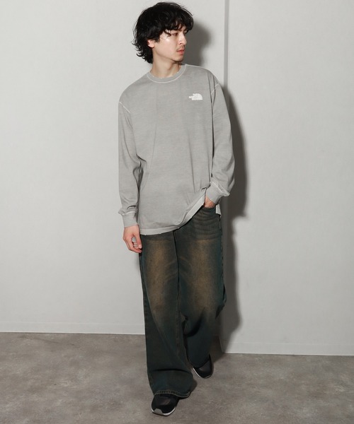 新品未使用　韓国正規 ノースフェイス　DYEING LONG Tシャツ XL THE NORTH FACE tシャツ 「THE FACE/ザノースフェイス」DYEING L
