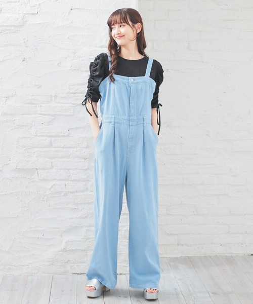 Honeys（ハニーズ） サロペット オーバーオール デニムオールインワン