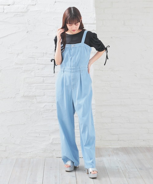 Honeys（ハニーズ） サロペット オーバーオール デニムオールインワン
