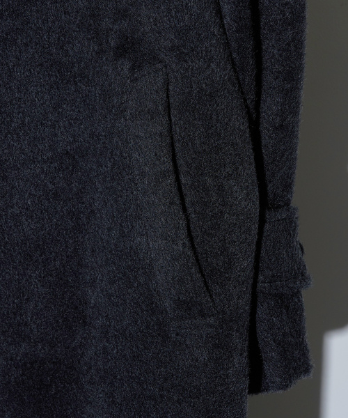 「SETUP7」 チェスターコート FREE グレー レディース_画像3