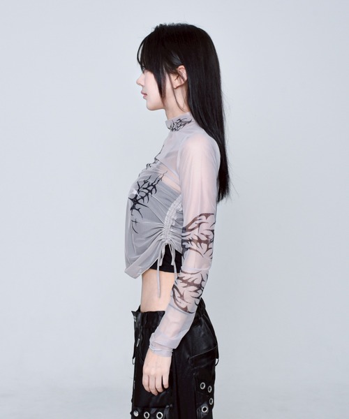 tシャツ 「REFLEM/レフレム」タトゥーシアースキントップス レディース メンズ REFLEM tシャツ 「REFLEM/レフレム」タトゥーシアースキン