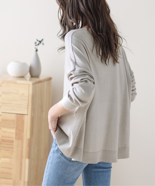 「SUGAR BISKET」 「La-gemme」長袖ニット フリー グレー レディース_画像5