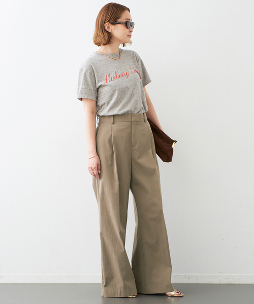 Deuxieme Classe Cotton Wide Pantsサイズ36美品 Deuxieme Classe（ドゥーズィエムクラス）の「*Cotton ワイド