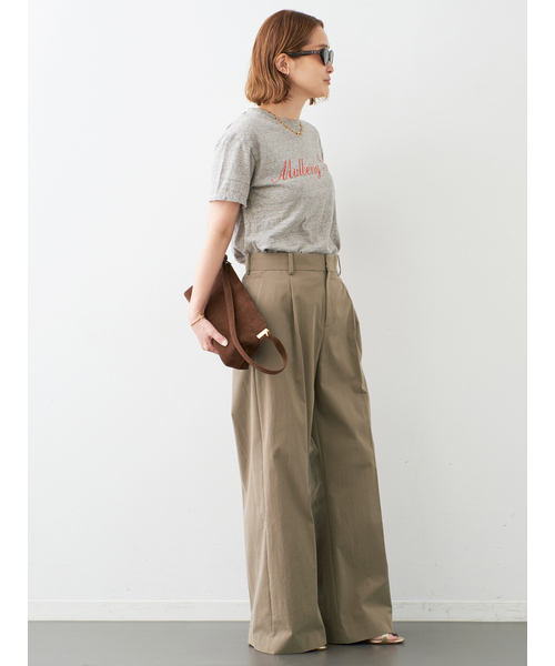 Deuxieme Classe パンツ *コットンナイロン ワイド レディース