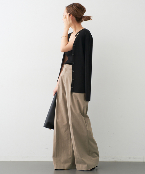 Deuxieme Classe パンツ *コットンナイロン ワイド レディース