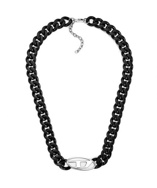 早い者勝ち!!! DIESEL ◆ チェーンネックレス｜dx1610931 DX1610931 Stainless Steel Chain Necklace｜ブラック