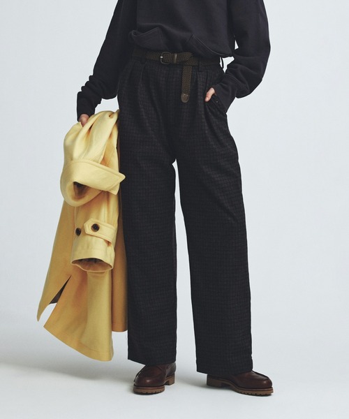 パンツ 「miffew/ ミフュー」2TUCK DOWN TROUSERS レディース_2