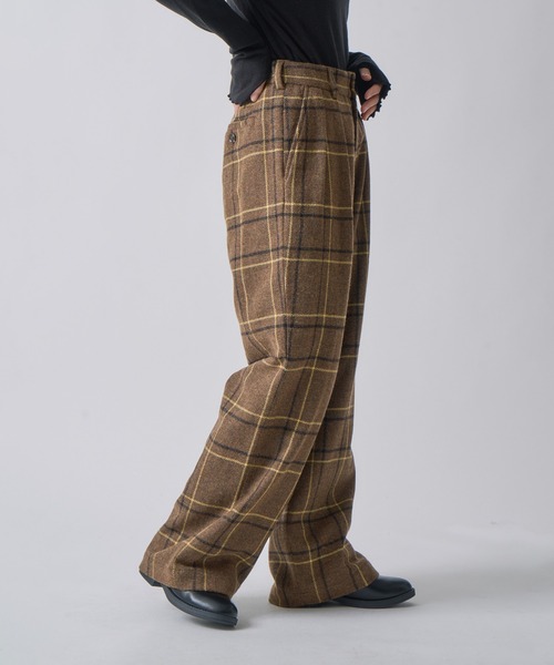 パンツ 「miffew/ ミフュー」2TUCK DOWN TROUSERS レディース_8