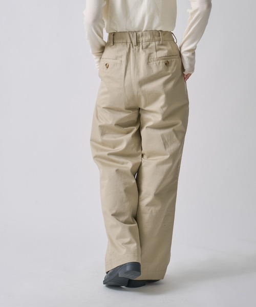 パンツ 「miffew/ ミフュー」2TUCK DOWN TROUSERS レディース_10