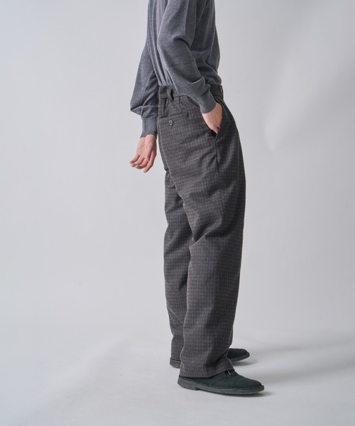 パンツ 「miffew/ ミフュー」2TUCK DOWN TROUSERS レディース_11