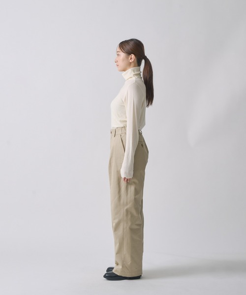 パンツ 「miffew/ ミフュー」2TUCK DOWN TROUSERS レディース_14