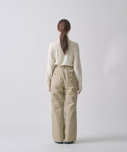 パンツ 「miffew/ ミフュー」2TUCK DOWN TROUSERS レディース_15