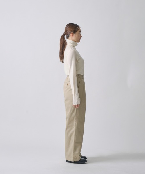 パンツ 「miffew/ ミフュー」2TUCK DOWN TROUSERS レディース_16