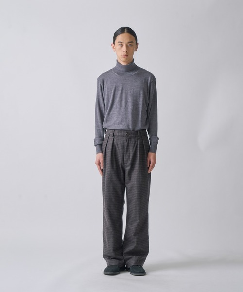 パンツ 「miffew/ ミフュー」2TUCK DOWN TROUSERS レディース_17