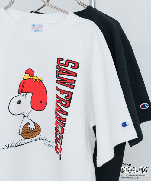 tシャツ Champion/チャンピオン SNOOPY FRANCISCO TSH レディース