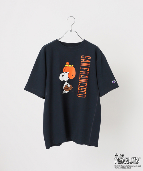 tシャツ Champion/チャンピオン SNOOPY FRANCISCO TSH レディース Champion tシャツ Champion/チャンピオン SNOOPY FRANCISCO TSH