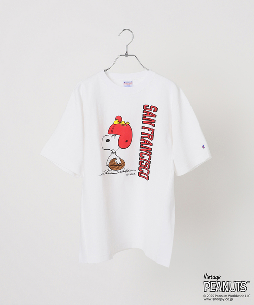 tシャツ Champion/チャンピオン SNOOPY FRANCISCO TSH レディース Champion tシャツ Champion/チャンピオン SNOOPY FRANCISCO TSH