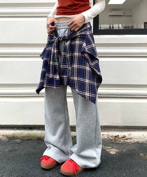 SHEENA（シーナ） スウェットパンツ ジャージ フェイクレイヤード