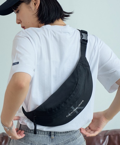 【 】CKJeans ナイロンウエストバッグ◆送料無料◆ CALVIN KLEIN】CKJeans ナイロンウエストバッグ◇送料無料◇