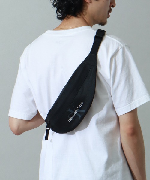 【 】CKJeans ナイロンウエストバッグ◆送料無料◆ CALVIN KLEIN】CKJeans ナイロンウエストバッグ◇送料無料◇