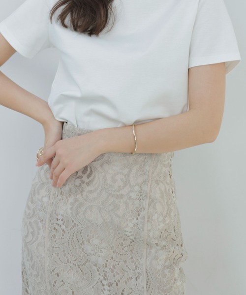 anuans（アニュアンス） タイトスカート SMALL グレー レディース