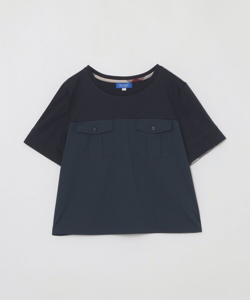 BLUE LABEL CRESTBRIDGE ブラウス シャツ タイプライターカット