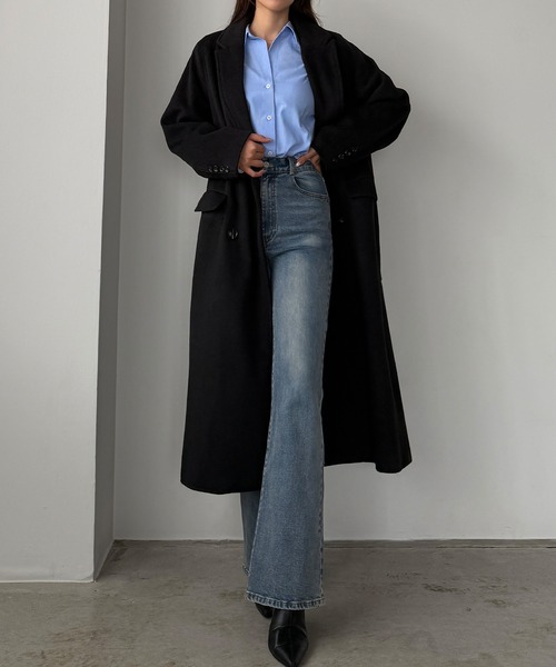 Louere（ルエレ） コート チェスターコート シャギーバックマーメイド