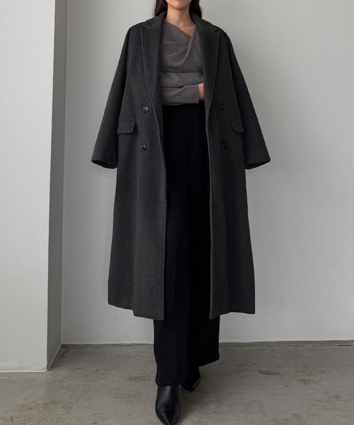 Louere（ルエレ） コート チェスターコート シャギーバックマーメイド