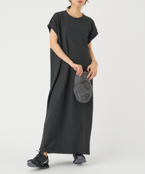 IENA（イエナ） ワンピース 「追加」BLACK ポケットTドレス : ZOZOTOWN
