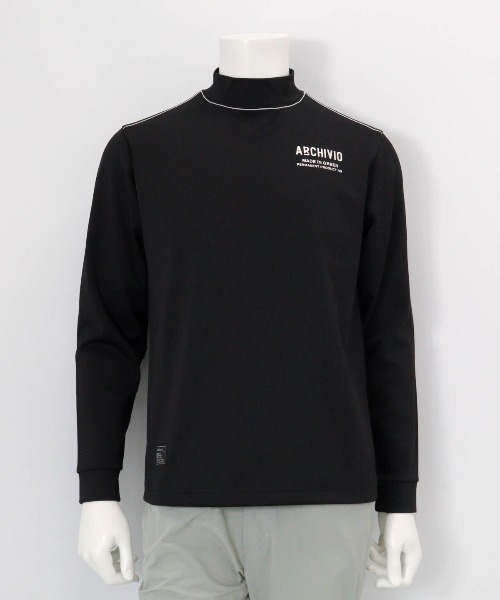 archivio - coco 未使用品 アルチビオ archivio レディース セーター 38(M) 黒 長袖 モックネック ニット ウール coco 未使用品 アルチビオ archivio レディース セーター 38(M