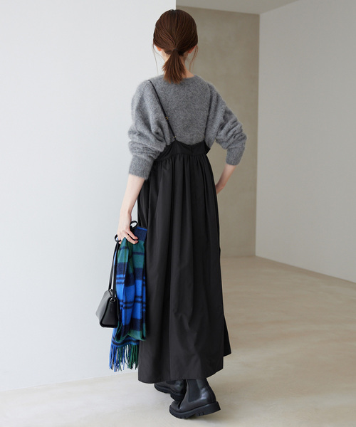 美品　スローブイエナ サロペットスカート SLOBE IENA 「SLOBE IENA」 サロペットスカート 38 ネイビー