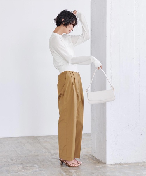 「ur's」 ニットカーディガン L チャコール レディース