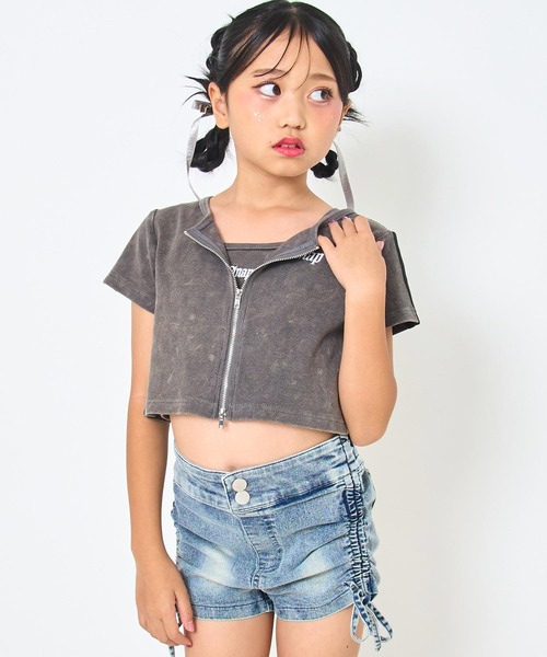 ANAP kids（アナップキッズ） tシャツ ダブルジップ トップス