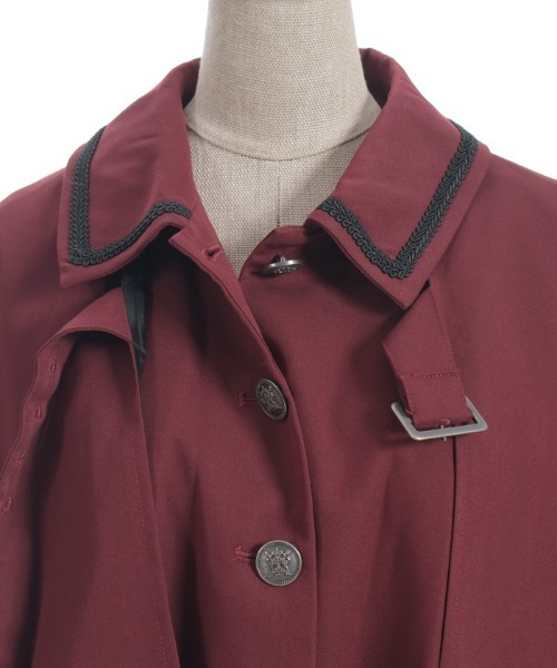 NIBBLE POISON（ニブルポイズン） コート アウター クロス刺繍ケープ